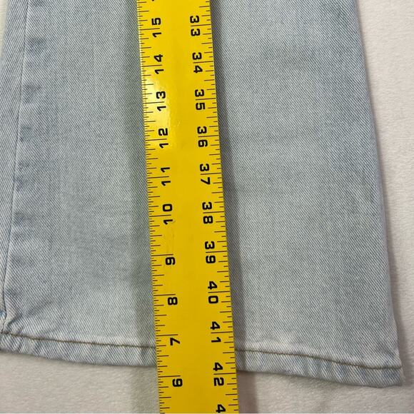 Lee Jeans Womens 11 Blue Flare leg Light Wash Denim Vintage Y2K - Picture 11 of 14